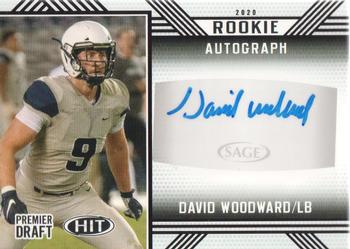 2020 SAGE HIT - Rookie Autographs Black #A53 David Woodward Front