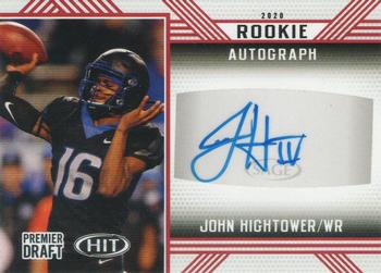 2020 SAGE HIT - Rookie Autographs Red #A12 John Hightower Front