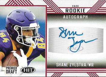 2020 SAGE HIT - Rookie Autographs Red #A37 Shane Zylstra Front