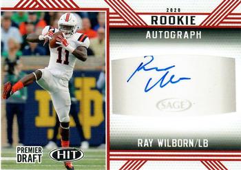 2020 SAGE HIT - Rookie Autographs Red #A46 Ray Wilborn Front