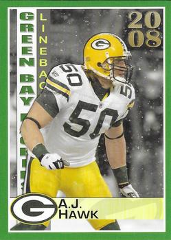 2008 Green Bay Packers Police - Your Local Law Enforcement Agency, Navigator Planning Group #19 A.J. Hawk Front