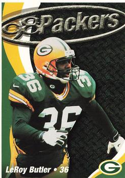 1998 Green Bay Packers Police - Klein Chevrolet Olds-Buick-Pontiac-Dodge, Clintonville Police Dept. #5 LeRoy Butler Front