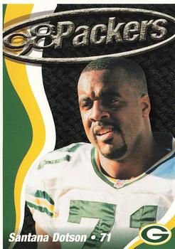 1998 Green Bay Packers Police - Klein Chevrolet Olds-Buick-Pontiac-Dodge, Clintonville Police Dept. #8 Santana Dotson Front