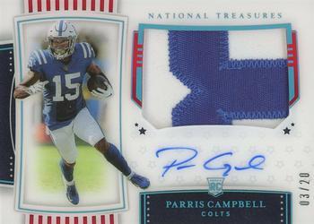 2019 Panini National Treasures - Stars and Stripes #177 Parris Campbell Front