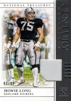 2019 Panini National Treasures - Century Materials #CM-60 Howie Long Front