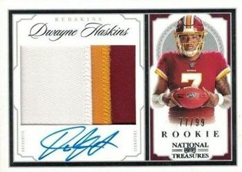 2019 Panini National Treasures - Crossover Rookie Patch Autographs #CRS-DH Dwayne Haskins Front
