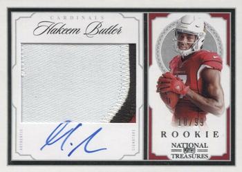 2019 Panini National Treasures - Crossover Rookie Patch Autographs #CRS-HB Hakeem Butler Front