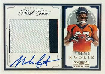 2019 Panini National Treasures - Crossover Rookie Patch Autographs Holo Gold #CRS-NF Noah Fant Front