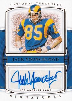 2019 Panini National Treasures - Signatures Gold #S-JY Jack Youngblood Front