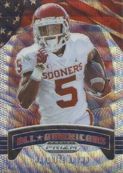 2020 Panini Prizm Draft Picks - Prizms Blue Wave #30 Marquise Brown Front