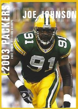 2003 Green Bay Packers Police - Menomonee Falls Police Department #17 Joe Johnson Front