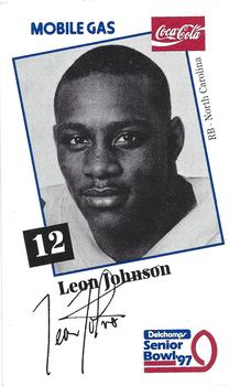 1997 Senior Bowl #NNO Leon Johnson Front