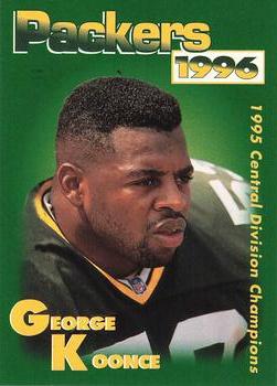 1996 Green Bay Packers Police - Mayville Police Department #13 George Koonce Front