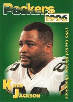1996 Green Bay Packers Police - Mayville Police Department #16 Keith Jackson Front