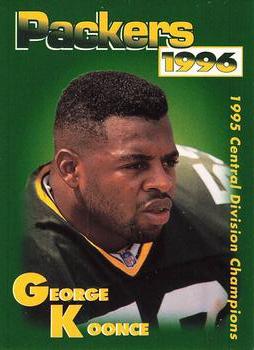 1996 Green Bay Packers Police - Members of The Merrill Police Department #13 George Koonce Front