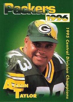 1996 Green Bay Packers Police - Members of The Merrill Police Department #17 Aaron Taylor Front