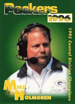 1996 Green Bay Packers Police - Members of The Merrill Police Department #19 Mike Holmgren Front