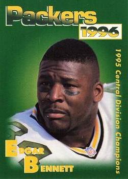 1996 Green Bay Packers Police - Clintonville Police Department #1 Edgar Bennett Front