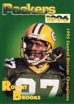 1996 Green Bay Packers Police - Clintonville Police Department #2 Robert Brooks Front