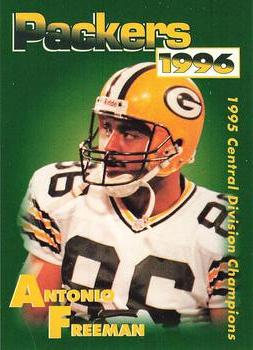 1996 Green Bay Packers Police - Clintonville Police Department #9 Antonio Freeman Front