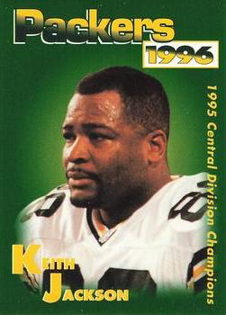 1996 Green Bay Packers Police - Clintonville Police Department #16 Keith Jackson Front