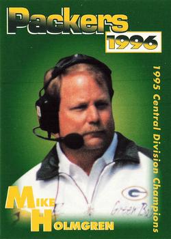 1996 Green Bay Packers Police - Beaver Dam & Waupun Police Department #19 Mike Holmgren Front