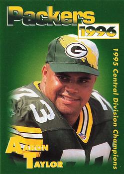 1996 Green Bay Packers Police - Lorleberg's True Value and Waukesha County Security #17 Aaron Taylor Front