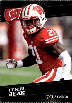 2014 Wisconsin Badgers #NNO Peniel Jean Front