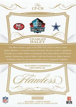 2019 Panini Flawless - Career Progressions Silver #CP-CH Charles Haley Back