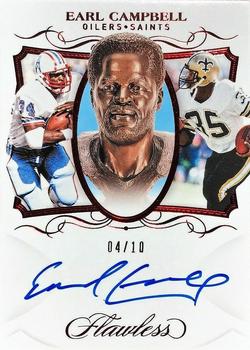 2019 Panini Flawless - Career Progressions Ruby #CP-EC Earl Campbell Front