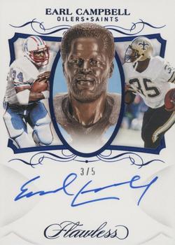 2019 Panini Flawless - Career Progressions Sapphire #CP-EC Earl Campbell Front