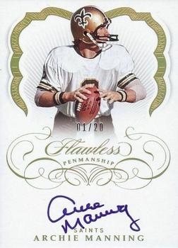 2019 Panini Flawless - Flawless Penmanship #FP-AM Archie Manning Front