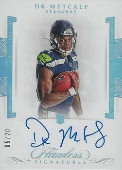 2019 Panini Flawless - Flawless Rookie Signatures Silver #FR-DK DK Metcalf Front