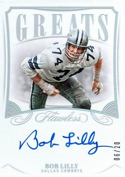 2019 Panini Flawless - Greats Silver #G-BL Bob Lilly Front
