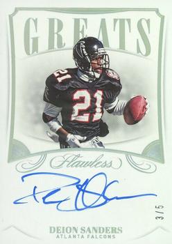 2019 Panini Flawless - Greats Silver #G-DS Deion Sanders Front