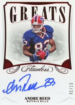 2019 Panini Flawless - Greats Ruby #G-AR Andre Reed Front