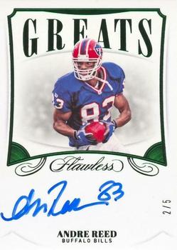2019 Panini Flawless - Greats Emerald #G-AR Andre Reed Front