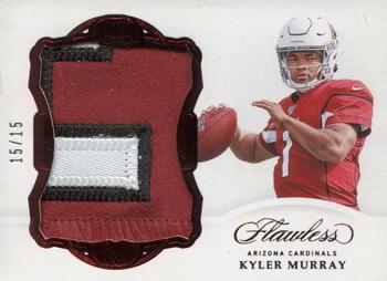 2019 Panini Flawless - Rookie Patches Ruby #PAT-KMU Kyler Murray Front