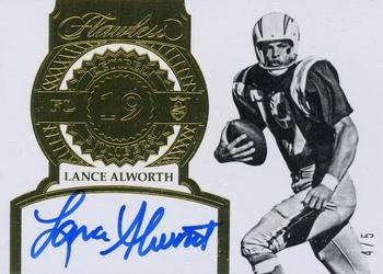 2019 Panini Flawless - 2017 Panini Flawless Retired Numbers Autographs #RN-LA Lance Alworth Front