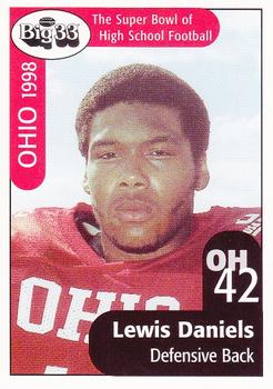 1998 Big 33 Ohio High School #NNO Lewis Daniels Front