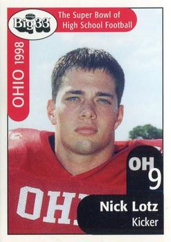 1998 Big 33 Ohio High School #NNO Nick Lotz Front