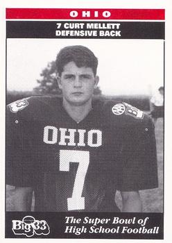 1993 Big 33 Ohio High School #NNO Curt Mellett Front