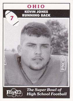1994 Big 33 Ohio High School #NNO Kevin Jones Front