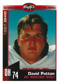 1997 Big 33 Ohio High School #NNO David Patton Front