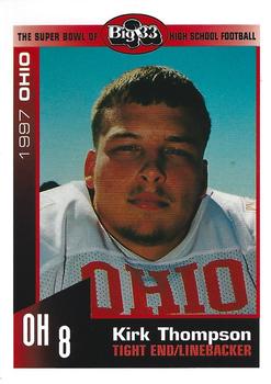 1997 Big 33 Ohio High School #NNO Kirk Thompson Front