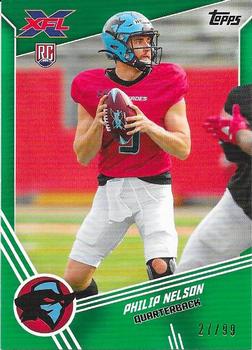 2020 Topps XFL - Green #53 Philip Nelson Front