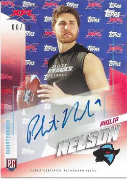 2020 Topps XFL - Autographs Red #AU-PN Philip Nelson Front