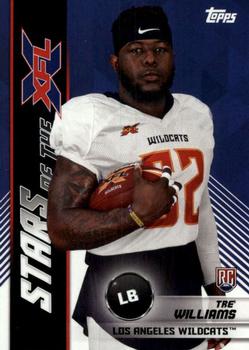 2020 Topps XFL - Stars of the XFL #8 Tre' Williams Front