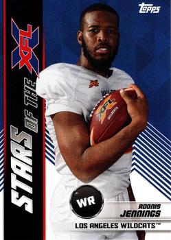 2020 Topps XFL - Stars of the XFL #9 Adonis Jennings Front
