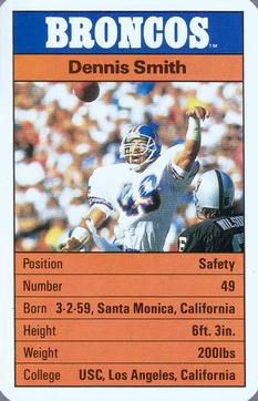 1987 Ace Fact Pack Denver Broncos #NNO Dennis Smith Front